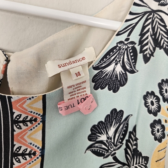 Sundance Women's Midi Dress Enchanted Island Floral 14 - Picture 6 of 8